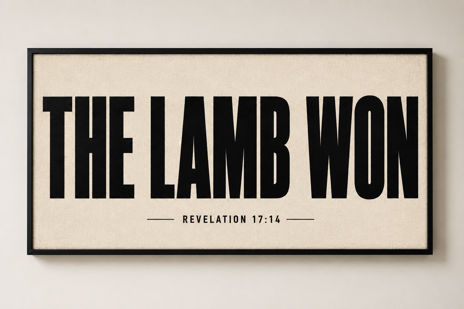 THE LAMB WON